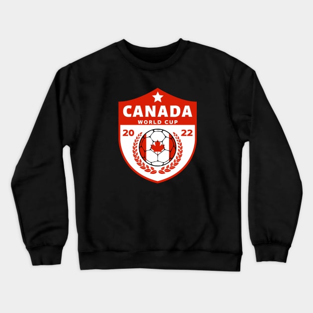 Canada World Cup Crewneck Sweatshirt by footballomatic